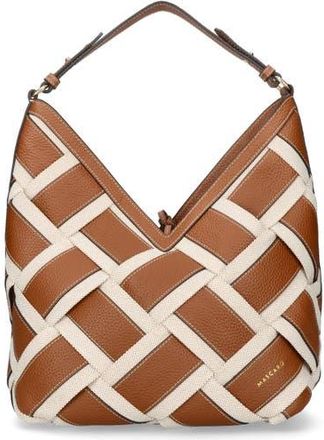 Ursula Mascar&oacute; Large Criss Cross Top Strap Bag in Tan at Nordstrom