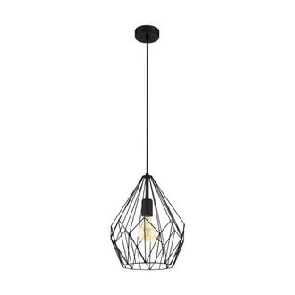 Eglo Carlton Pendant Light - Black | TJ Hughes