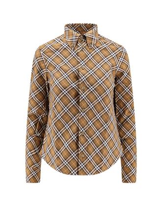 Burberry Green Cotton Shirt