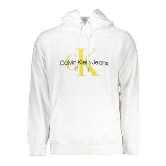 Calvin Klein Heren, Sweatshirts & Hoodies, Wit, Maat: XL Katoen