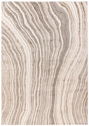 LALEE Design Teppich Sedef 402 - Silver/Beige