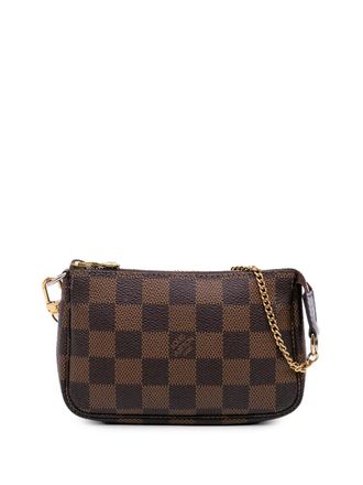 Louis Vuitton 2007 Damier Ebene Mini Pochette Accessoires handbag - women - Canvas - One Size - Brown