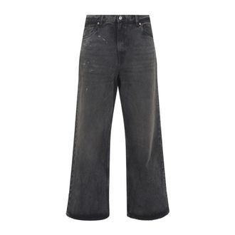 Our Legacy Wide Jeans, male, Black, Size: W32 Vast Cut Jeans