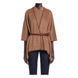 Max Mara Dames, Jassen, Bruin, Maat: ONE Size Wol