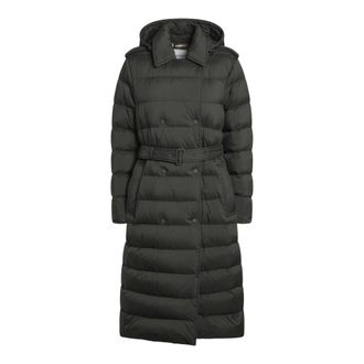 Burberry Dames, Mantels, Grijs, Maat: L Nylon