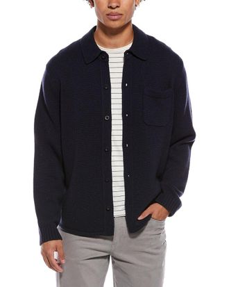 Vince Contour Hem Wool Sweater