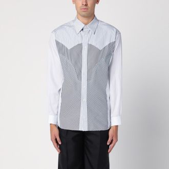 Maison Margiela Striped patchwork shirt