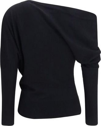 Tom Ford Womens Black Wool Oves Aries Sweatshirt Clothing