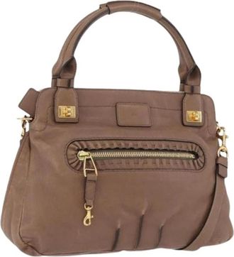 Chlo&eacute; Pre-owned Hand Bag - Dames - Vintage Handtas - Bruin - ONE Size - Leer - Vintage