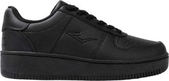Everlast Dames/Dames Hanshi Leren Platform Trainers (Zwart)