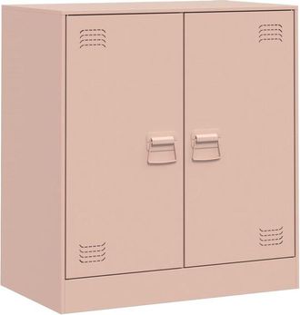 vidaXL Sideboard Pink 67x39x73 cm Steel Vidaxl