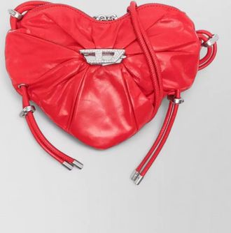 Diesel scrunch-d leather shoulder bag