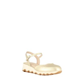 Wonders C-7623 Wedge - Dames - Schoenen - Geel - Maat: 41 EU Leer