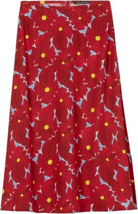 Luisa Cerano Rokken, Dames, Veelkleurig, M, Midi Rok 4642
