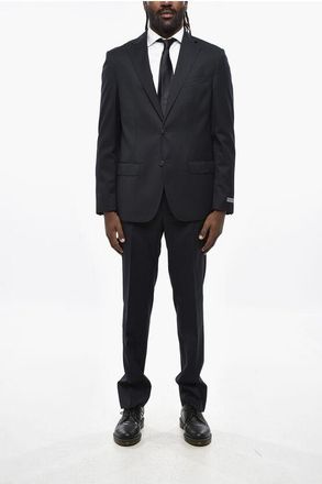 Nino Danieli Virgin Wool Side Vents Notch Lapel 2-Button Suit size 50