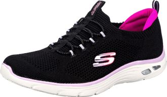 Skechers Womens Empire Dlux Paradise Sky Sneaker, BKHP, 6 UK
