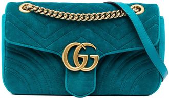 Gucci Pre-owned Gucci Medium GG Marmont Matelasse Velvet Shoulder Bag Ladies T47N5L26W9C94N7J
