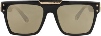 Philipp Plein Square-Frame Acetate Sunglasses