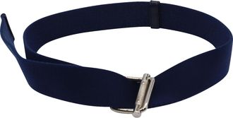 Miu Miu Pre-owned Womens Miu Miu Buckle Closure Belt in Navy Blue Canvas - One Size