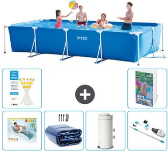 Intex Piscina Con Estructura Rectangular - 450x220x84 Cm - 7-piezas S87