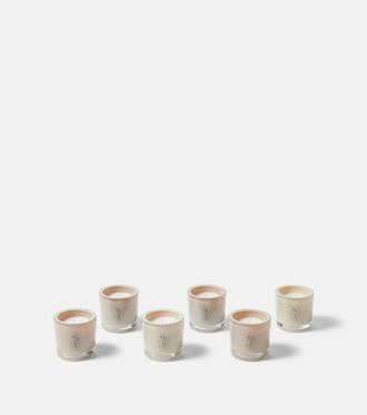 Brunello Cucinelli Set di 6 candele con logo