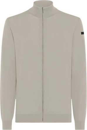 Roberto Ricci Design Maxell Full Zip Knit - Heren - Vesten - Beige - XL - Truien & Vesten