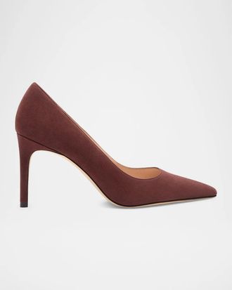 Stuart Weitzman Stuart Power Suede Pumps