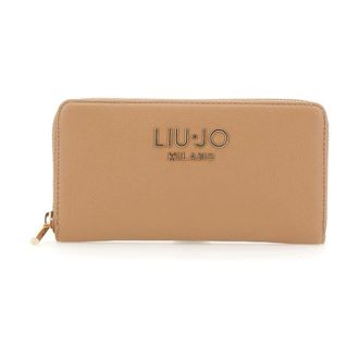 Liu Jo Wallets & Cardholders, female, Beige, Size: ONE SIZE Large Purse With Zip