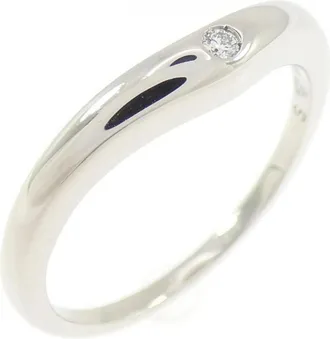 Bulgari Platinum Platinum 950 Band Ring (Pre-Owned)