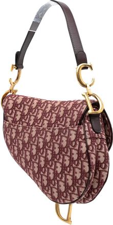 Dior Hobo Bags - 2018 Oblique Canvas Saddle Bag - Gr. unisize - in Rot - für Damen