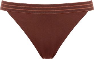 Eres Slip bikini Rayonnant a righe - Marrone