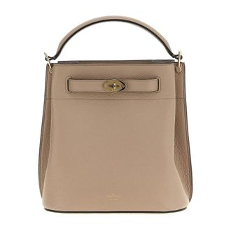 Mulberry Bayswater Leren Satchel - Dames - Tassen - Grijs - Maat: ONE Size Leer