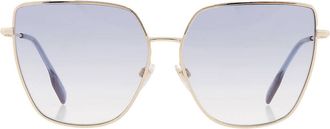 Burberry Alexis Blue Gradient Butterfly Ladies Sunglasses BE3143 110979 61