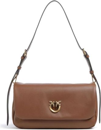 Pinko Click Soft Horizontal Handle - Dames - Schoudertassen - Bruin - ONE Size - Tassen