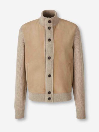 Ermenegildo Zegna Suede Knit Jacket