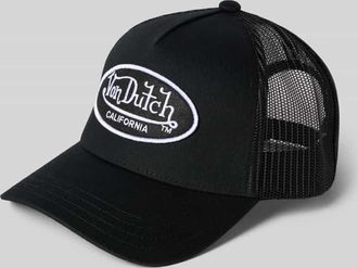 Von Dutch Trucker Cap mit Label-Stitching in Black, Gr&ouml;&szlig;e 1
