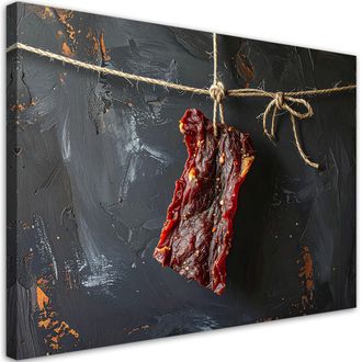 Feeby Cuadro En Lienzo, Carne De Vacuno Seca, 120x80