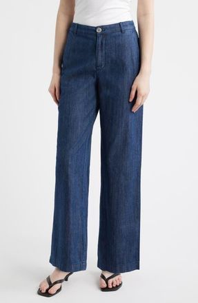 Madewell Zoe Relaxed Straight Leg Jeans in Light Rinse at Nordstrom, Size 14