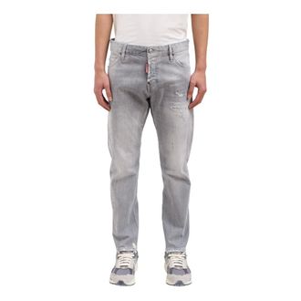 Dsquared2 Slim-fit Jeans, male, Gray, Size: S Slim Twist Jeans