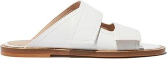 Scarosso Karen Sandalen - Dames - Sandalen - Wit - 35 EU - Leer - Schoenen