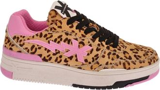 John Richmond Schoenen, Dames, Veelkleurig, 40 EU, Leer, Sneakers met patroon