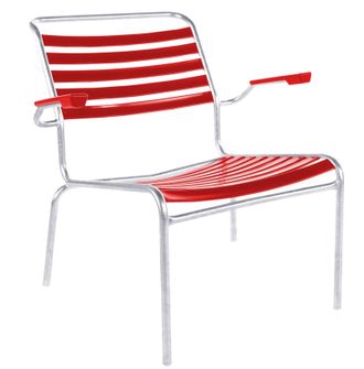Schubiger M&ouml;bel L&auml;ttli-Lounger S&auml;ntis mit Armlehnen