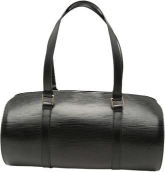 Louis Vuitton Pre-owned Soufflot - Dames - Vintage Schoudertas - Zwart - ONE Size - Leer - Vintage
