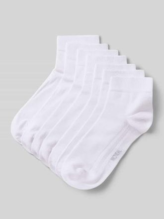 Mc Neal Socken im 7er-Pack mit geripptem B&uuml;ndchen in Weiss, Gr&ouml;&szlig;e 39/42