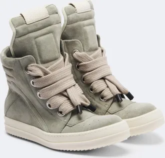 Rick Owens Geobasket suede high-top sneakers