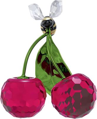 Swarovski Idyllia Bee And Cherry Crystal Ornament