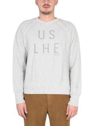 Engineered Garments Relaxed Fit Crewneck Sweatshirt With Logo