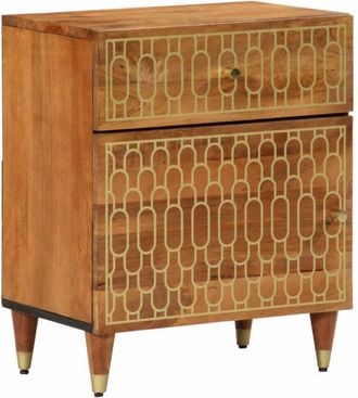 vidaXL Bedside Cabinet 50x33x60 cm Solid Wood Mango vidaXL