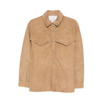 Iro Iro, Dames, Jassen, Beige, Maat: XS Leer