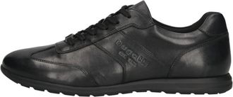 Bugatti Leren Sneaker - Heren - Sneakers - Zwart - 44 EU - Leer - Schoenen